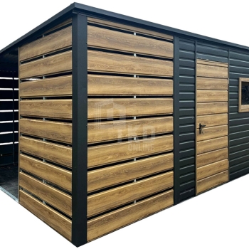 Ogłoszenie - Schowek - domek ogrodowy 2,3x3m - wiata 1,5m - drzwi - okno drewnopodobny TKD427
