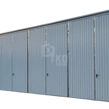 Ogłoszenie - Hala blaszana 24x8m - 8x brama dwuskrzydłowa - biały - dach spad w tył  TKD410 - Toruń - 44 900,00 zł
