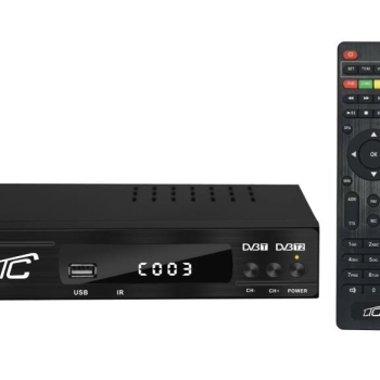 Ogłoszenie - Tuner DVB-T-2 LTC TV naziemnej DVB507 z pilotem programowalnym H.265 dekoder do telewizora - Kielce - 69,99 zł