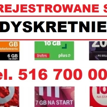 Ogłoszenie - Gotowe do działania aktywne zarejestrowane polskie karty SIM startery czeskie Toruń eSIM - Toruń - 0,98 zł
