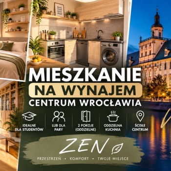 Ogłoszenie - 2pok, 48met, okolice Podwala (Wrocław)