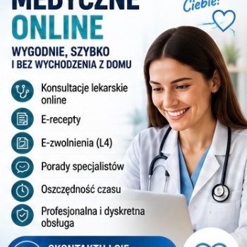 Ogłoszenie - Usługi medyczne online – wygodnie i bez wychodzenia z domu