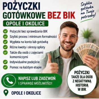 Ogłoszenie - Finansowanie i kredyty