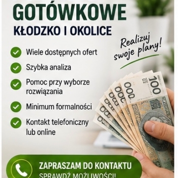 Ogłoszenie - Pożyczka na telefon - Kłodzko