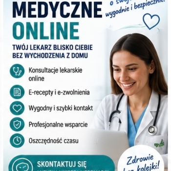 Ogłoszenie - Usługi medyczne online – wygodnie i bez wychodzenia z domu