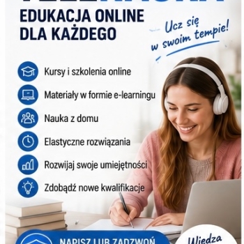 Ogłoszenie - Telenauka – edukacja online dla każdego