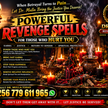Ogłoszenie - Powerful Revenge Spells | Black Magic Revenge for Domestic Abuse, Karma, Justice & Protection | Dr. Mulla +256779611965 - Łódzkie - 300,00 zł