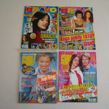 Ogłoszenie - Magazyn Bravo, Bravo Girl 2003 r. z dodatkami i plakatami - Kraków - 39,00 zł