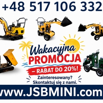 Ogłoszenie - Ładowarka Koparka Wozidło - NOWE 2026 - Prosto od Producenta JSB POLSKA - - Toruń - 18 950,00 zł