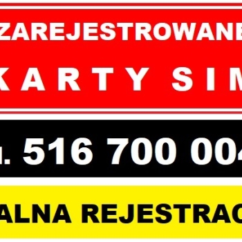 Ogłoszenie - Zdalna online rejestracja kart SIM do telefonu  komórkowego zarejestrowane karty SIM polskie Kraków - Małopolskie - 5,00 zł