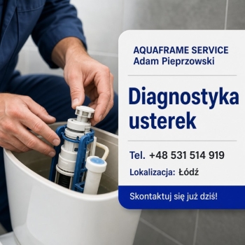 Ogłoszenie - Łódź: Rozwiążemy problemy z Twoją spłuczką - Łódzkie