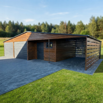 Ogłoszenie - Garaż 6x6 + pomieszczenie gospodarcze 3x5 + wiata 3x6 - Małopolskie - 22 700,00 zł