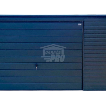 Ogłoszenie - Garaż blaszany 5x6m - wiata 1m - brama - antracyt - dach spad w tył GP655 - Płock - 12 570,00 zł