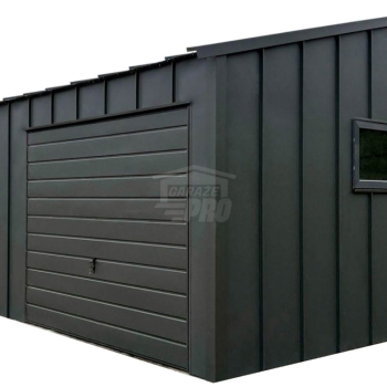 Ogłoszenie - Garaż blaszany 9x6 m - brama dwuskrzydłowa - brama uchylna - 3 x okno - blacha "na rąbek"  dach dwuspad odwrócony GP687 - Świnoujście - 26 990,00 zł