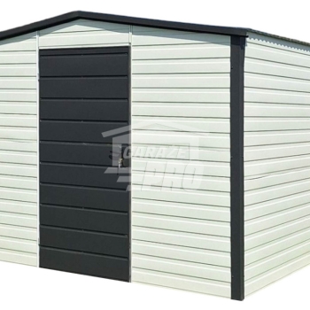 Ogłoszenie - Schowek - Domek ogrodowy - 3x3m - drzwi - antracyt - biały - dach dwuspadowy GP658 - Płock - 4 700,00 zł