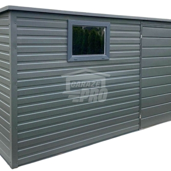 Ogłoszenie - Schowek - Domek Ogrodowy 4,5x3m -  Drzwi  - okno - antracyt - dach spad w tył GP660 - Wrocław - 5 440,00 zł