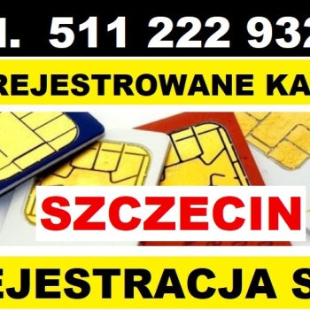 Ogłoszenie - ZAREJESTROWANE KARTY TELEFONICZNE SIM startery prepaid działające rejestracja online SZCZECIN eSIM