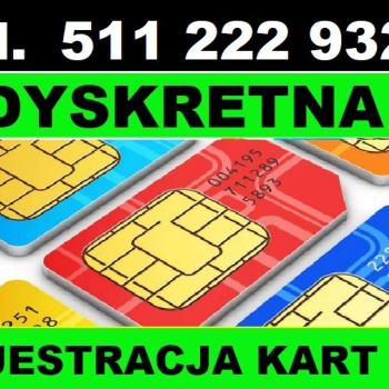 Ogłoszenie - Dąbrowa Górnicza zarejestrowane startery telefoniczne SIM karty startowe prepaid do komórki anonimowe eSIM - Śląskie - 5,00 zł