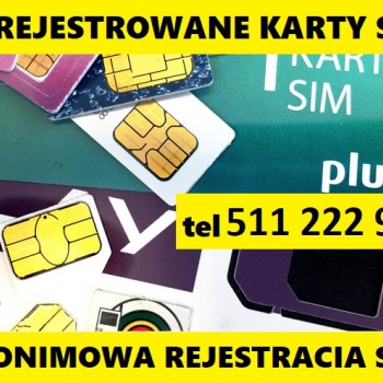 Ogłoszenie - Polskie zarejestrowane karty SIM startery telefoniczne prepaid czeska karta SIM starter Elbląg eSIM - Elbląg - 15,00 zł