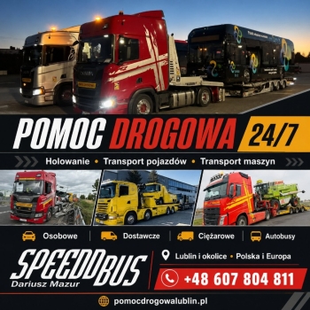 Ogłoszenie - Lublin: od drobnej naprawy po transport ponadgabarytowy - Speed-Bus