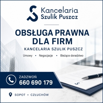 Ogłoszenie - Radca prawny dla biznesu - Sopot