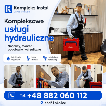 Ogłoszenie - Łódź: Specjaliści od instalacji hydraulicznych - Łódzkie