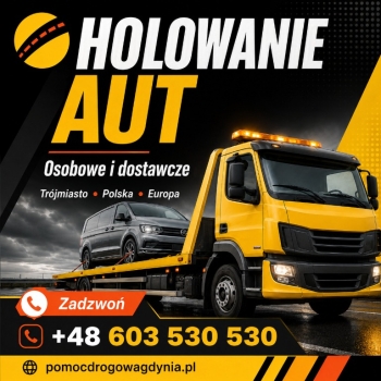 Ogłoszenie - Śliwiński - pomoc drogowa 24h w Gdyni - Pomorskie