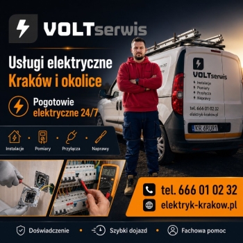 Ogłoszenie - Usługi elektryczne - Kraków i okolice - Kraków
