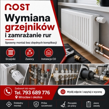 Ogłoszenie - Stare Miasto, Śródmieście, Krzyki, Psie Pole - ROST pomoże na miejscu - Wrocław