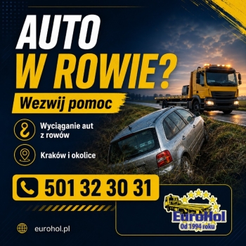 Ogłoszenie - Holowanie Kraków - Euro Hol - Małopolskie