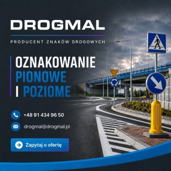Ogłoszenie - Drogmal: oznakowanie dróg - Zachodniopomorskie