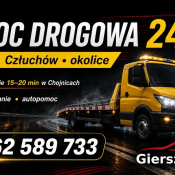 Ogłoszenie - Chojnice: szybka pomoc drogowa MICHPOL - Pomorskie