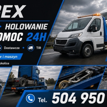 Ogłoszenie - ROBEX - całodobowa pomoc drogowa - Mazowieckie