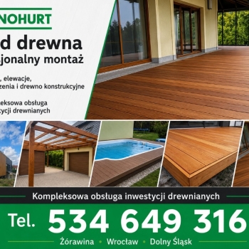 Ogłoszenie - DrewnoHurt - sprzedaż drewna - Żórawina i okolice