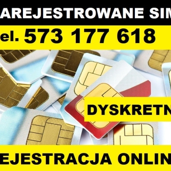 Ogłoszenie - Zarejestrowane karty SIM startery telefoniczne prepaid Internetowe ZDALNA REJESTRACJA   Wrocław - Dolnośląskie