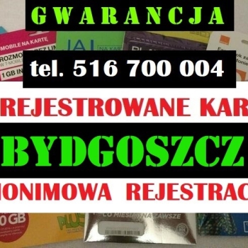 Ogłoszenie - Sprawne karty SIM zarejestrowane i rejestracja online polski starter esim Bydgoszcz czeskie SIM prepaid - Kujawsko-pomorskie - 5,00 zł