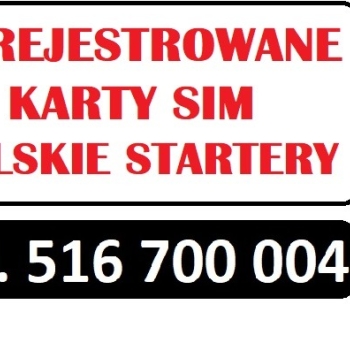 Ogłoszenie - Olsztyn Startery telefoniczne do komórki zarejestrowane karty SIM polskie dobre prepaid Plus Orange - Warmińsko-mazurskie - 5,00 zł