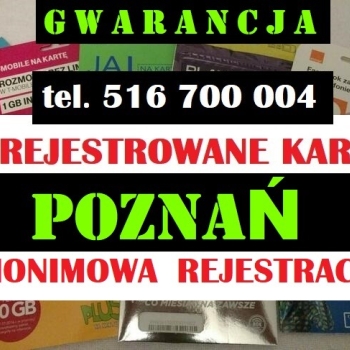 Ogłoszenie - Zarejestrowane karty do telefonu SIM zarejestrowane karty polskie prepaid Play Orange Plus Poznań - Poznań - 5,00 zł