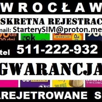 Ogłoszenie - Zarejestrowane startery SIM polskie karty prepaid działające startówki do smartfona iphona Wrocław - Dolnośląskie - 5,00 zł