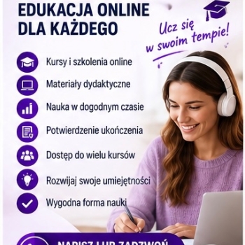 Ogłoszenie - Telenauka – edukacja online dla każdego