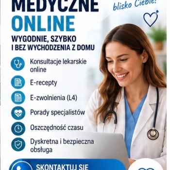 Ogłoszenie - Usługi medyczne online – wygodnie i bez wychodzenia z domu