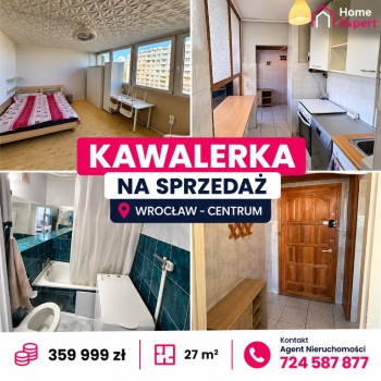 Ogłoszenie - 1pok, 27met, okolice Magazynierskiej WINDA (Wrocław)
