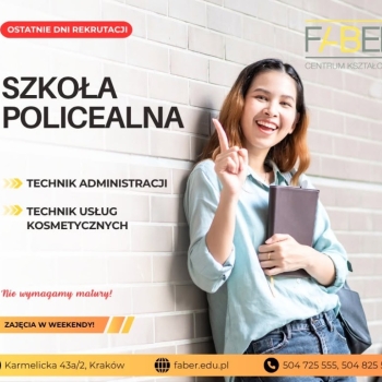 Ogłoszenie - Szkoła policealna Kraków – ostatnie dni zapisów na semestr jesienny 2026