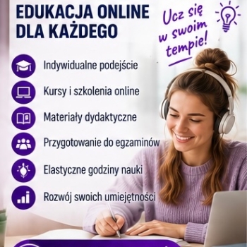 Ogłoszenie - Telenauka – edukacja online dla każdego