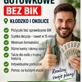 Ogłoszenie - Pożyczki i finansowanie – Ząbkowice Śląskie i okolice