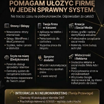 Ogłoszenie - STRONA INTERNETOWA SKLEP INTERNETOWY STRONY SKLEPY INTERNETOWE WORDPRESS WOOCOMMERCE PRESTASHOP POZYCJONOWANIE SEO FIRMY - Kraków - 799,00 zł