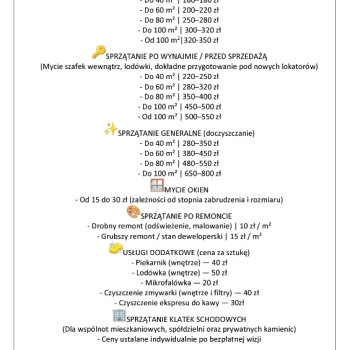 Ogłoszenie - Malowanie ścian/sufitów 10 m2, sprzątanie,demontaż,inny usługi