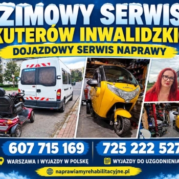 Ogłoszenie - DOJAZDOWY SERWIS SKUTERÓW INWALIDZKICH - ZADBAJ O SPRZĘT ZIMĄ