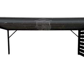 Ogłoszenie - Carport - wiata samochodowa 6x5 m - dodatkowa zabudowa - antracyt - dach spad w tył GP735