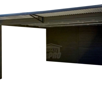 Ogłoszenie - Wiata samochodowa CarPort 4x5 m - antractyt - dodatkowa zabudowa  - dach spad w tył GP736